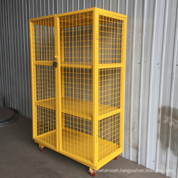 Steel Mesh Security Carts Mobile Wire Security Carts.